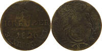 SACHSEN COBURG SAALFELD KREUZER Ernst 1806-1826 -