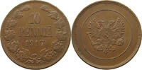 Finland 10 Pennia Nikolaus II., 1894-1917 -
