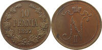 Finland 10 Pennia Nikolaus II., 1894-1917 -