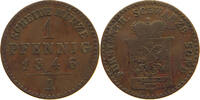 SCHWARZBURG SONDERSHAUSEN PFENNIG Günther Friedrich Karl II. 1835-1880 -