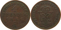 SCHWARZBURG SONDERSHAUSEN PFENNIG Günther Friedrich Karl II. 1835-1880. -