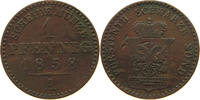 SCHWARZBURG SONDERSHAUSEN 3 PFENNIG Günther Friedrich Karl II. 1835-1880 -