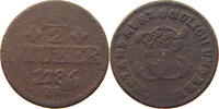 JÜLICH BERG 1/2 STÜBER Karl Theodor (1742-1799) -