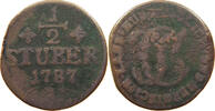 JÜLICH BERG 1/2 STÜBER Karl Theodor (1742-1799) -
