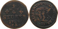 JÜLICH BERG 1/4 STÜBER Karl Theodor (1742-1799) -