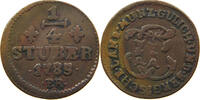 JÜLICH BERG 1/4 STÜBER Karl Theodor (1742-1799) -