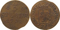 JÜLICH BERG 3 STÜBER Karl Theodor (1742-1799) -