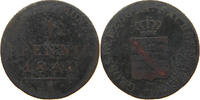 SACHSEN WEIMAR EISENACH PFENNIG Carl Friedrich 1828-1853. -