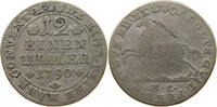 BRAUNSCHWEIG WOLFENBÜTTEL 1/12 TALER Karl Wilhelm Ferdinand 1780-1806. -