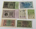 DEUTSCHES REICH LOT GERMANY COLLECTION BANKNOTES, LOT 15pc EMPIRE -
