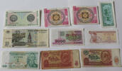 RUSSIA LOT RUSSIA AND FORMER USSR COLLECTION BANKNOTES, LOT 10 PC -