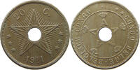 BELGIAN CONGO 20 CENTIMES Albert I. 1909-1934 -