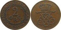 DENMARK 2 ÖRE Frederik VIII. (1906-1912) -