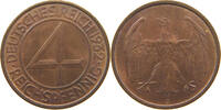 WEIMARER REPUBLIK 4 REICHSPFENNIG -