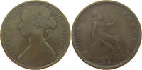 GREAT BRITAIN PENNY Victoria 1837-1901 -