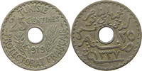 TUNISIA 25 CENTIMES 1919 SS- 5,00 EUR  plus 5,99 EUR verzending