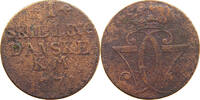 DENMARK SKILLING Christian VII. (1766-1808) -