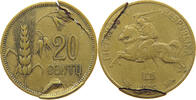 LITHUANIA 20 CENTU -