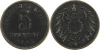 Ersatzmünzen des 1. Weltkrieges 5 PFENNIG -