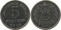 Ersatzmünzen des 1. Weltkrieges 5 PFENNIG 1919 F SS 7,00 EUR  plus 5,99 EUR verzending
