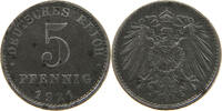 Ersatzmünzen des 1. Weltkrieges 5 PFENNIG -