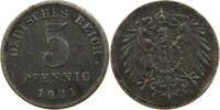 Ersatzmünzen des 1. Weltkrieges 5 PFENNIG -
