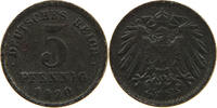 Ersatzmünzen des 1. Weltkrieges 5 PFENNIG -