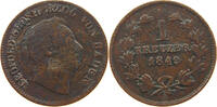 BADEN DURLACH 1 KREUZER Leopold (1830-1852) -