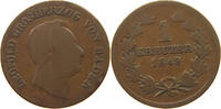 BADEN DURLACH 1 KREUZER Leopold (1830-1852) -