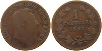 BADEN DURLACH 1 KREUZER Leopold (1830-1852) -