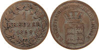 WÜRTTEMBERG 1 KREUZER 1859 Wilhelm I. (1816-1864) S 7,00 EUR  plus 5,99 EUR verzending