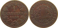 NASSAU 1 KREUZER Adolph 1839-1866 -