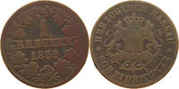 NASSAU 1 KREUZER Adolph 1839-1866 -