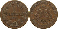 NASSAU 1 KREUZER Adolph 1839-1866 -