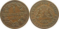 NASSAU 1 KREUZER Adolph 1839-1866 -