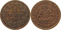 NASSAU 1 KREUZER Adolph 1839-1866 -