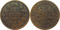 NASSAU 1 KREUZER Adolph 1839-1866 -