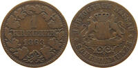 NASSAU 1 KREUZER Adolph 1839-1866 -