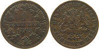 NASSAU 1 KREUZER Adolph 1839-1866 -