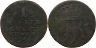HESSEN KASSEL 1 HELLER FRIEDRICH I. 1730-1751 -