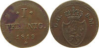 HESSEN 1 PFENNIG Ludwig I. 1806-1830 -