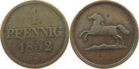 BRAUNSCHWEIG WÖLFENBUTTEL 1 PFENNIG Wilhelm (1831-1884) -