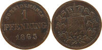 BAYERN 1 PFENNIG Ludwig II. (1864-1886) -