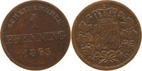 BAYERN 1 PFENNIG Ludwig II. (1864-1886) -