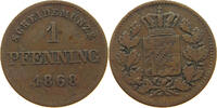 BAYERN 1 PFENNIG Ludwig II. (1864-1886) -