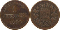 BAYERN 1 PFENNIG Ludwig II. (1864-1886) -