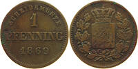 BAYERN 1 PFENNIG Ludwig II. (1864-1886) -