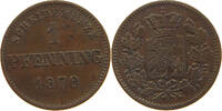BAYERN 1 PFENNIG Ludwig II. (1864-1886) -