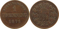 BAYERN 1 PFENNIG Ludwig II. (1864-1886) -