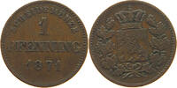 BAYERN 1 PFENNIG Ludwig II. (1864-1886) -